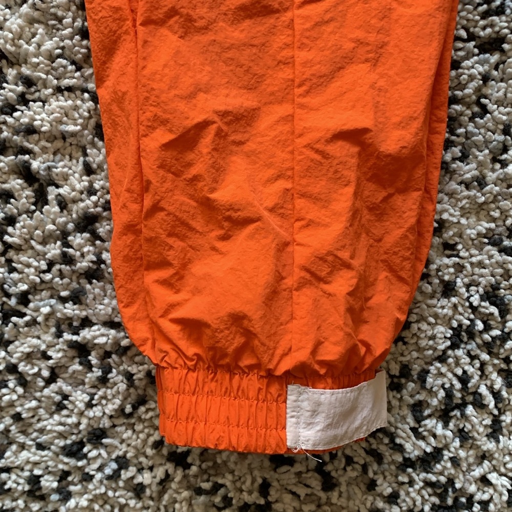 adidas Colorblock Track Pants in Orange, White, Tan and Black - Picture 4 of 16